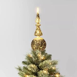 Christmas Lit Finial Tree Topper Hanukkah Bush Ornament 14.5" Light Up Holiday